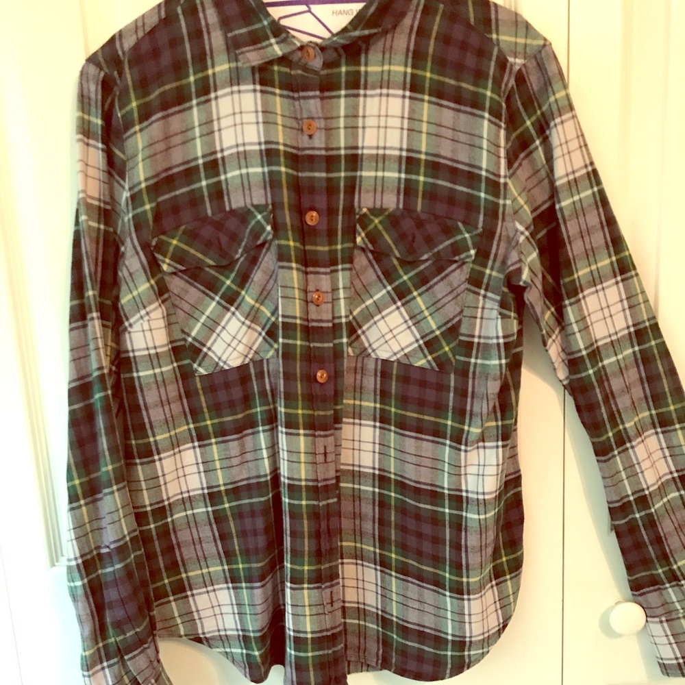 Green Flannel Shirt